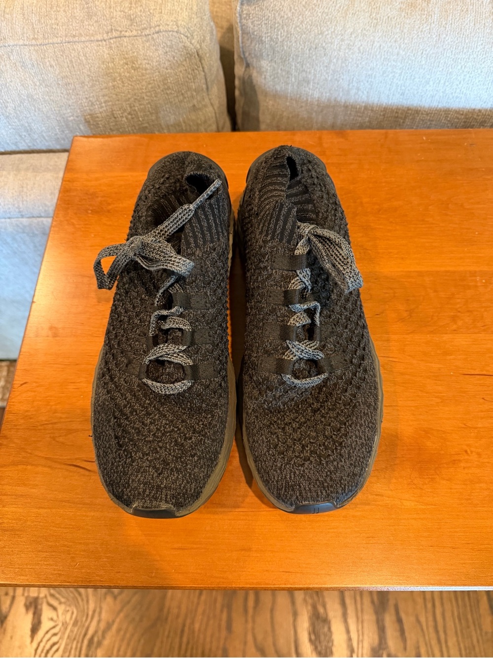 NOBULL Black Knit Athletic Sneakers